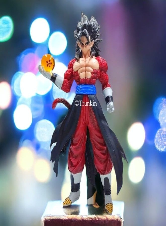 Trunkin SSJ4 Anime Action Figure with Dragon Ball - 32 cm Multicolour PVC Collectible Model Toy Inspired by DBZ Series - Image 3